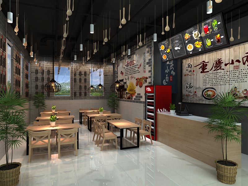 渝味重庆小面加盟店装修 正宗重庆小面加盟连锁